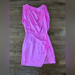 Amanda Uprichard Marlowe Dress Pink NWT sz small